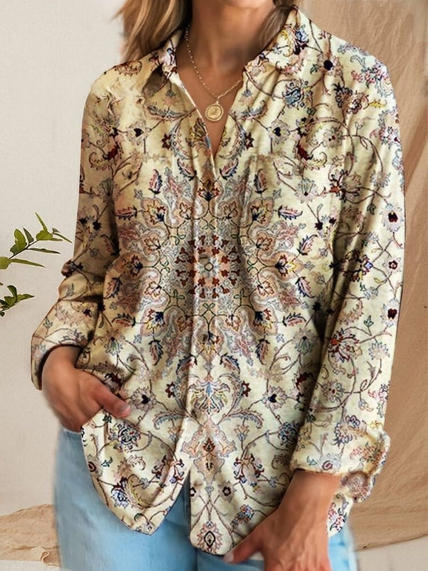 Women's Floral Print Casual Top