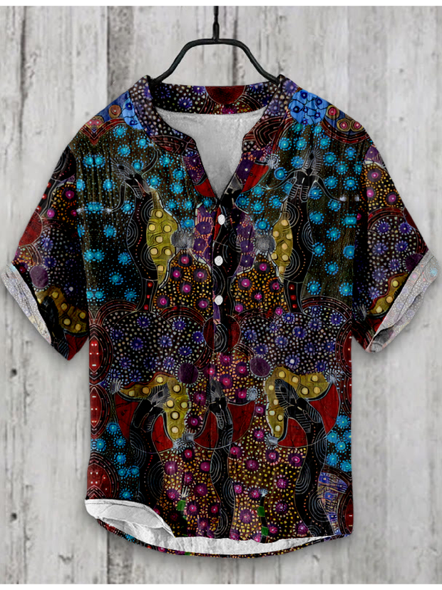 Creative Abstract Design Japanese Art Shirt