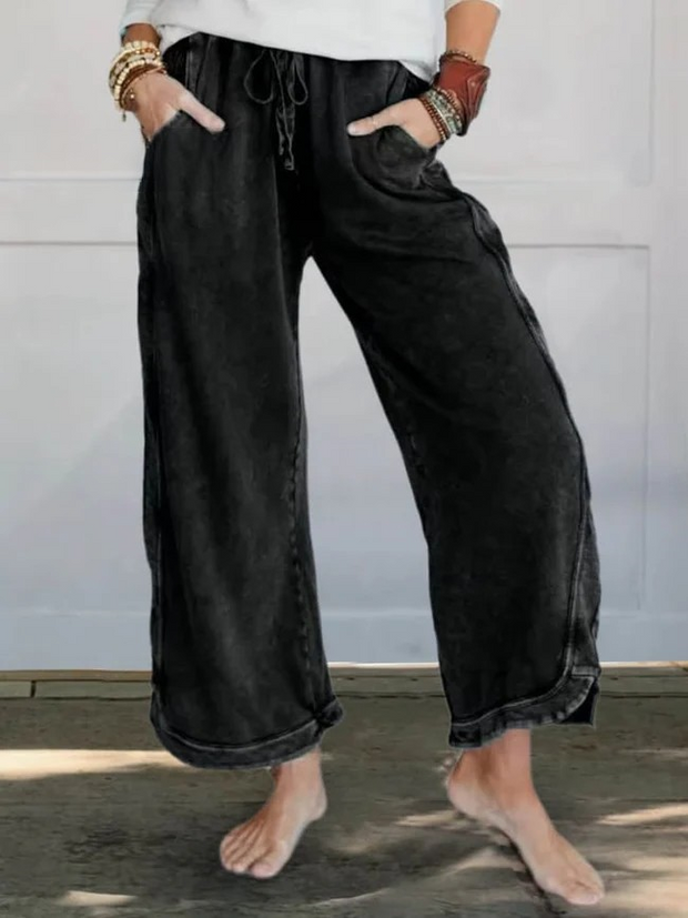 Women's So Comfy Wide Leg Pant Cropped Length