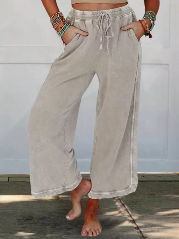 Women's So Comfy Wide Leg Pant Cropped Length