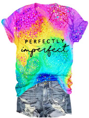 Perfectly Imperfect Tie Dye V-Neck Tee